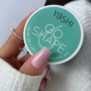 YOSHI GO SHAPE No6 50ml żel budujący samopoziomujący jasny chłodny róż