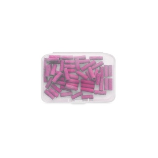 Nakładki Ścierne na Frezy 3mm #150 - 50 Sztuk - Jednorazowe, Do Manicure Mini,rózowe
