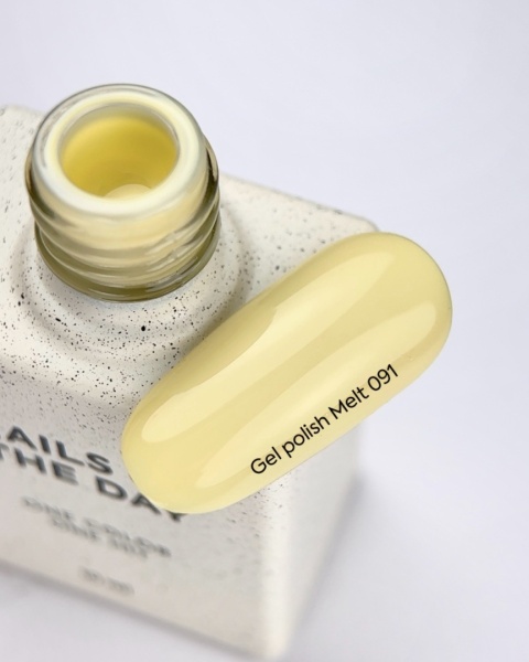 NAILSOFTHEDAY Melt 091 Gel Polish 10 ml – pastelowy żółty lakier hybrydowy