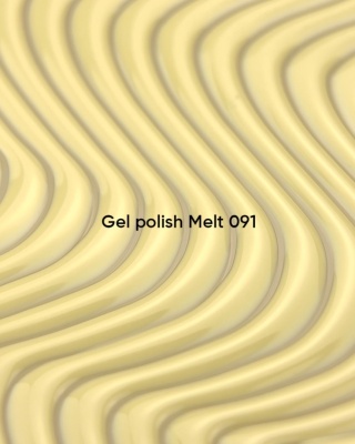 NAILSOFTHEDAY Melt 091 Gel Polish 10 ml – pastelowy żółty lakier hybrydowy