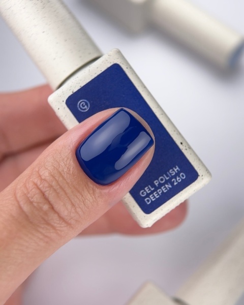 NAILSOFTHEDAY Deepen 260 Gel Polish 10 ml – ciemnogranatowy lakier hybrydowy