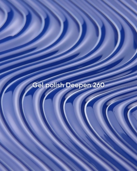 NAILSOFTHEDAY Deepen 260 Gel Polish 10 ml – ciemnogranatowy lakier hybrydowy