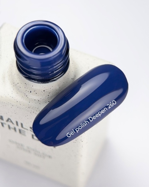 NAILSOFTHEDAY Deepen 260 Gel Polish 10 ml – ciemnogranatowy lakier hybrydowy