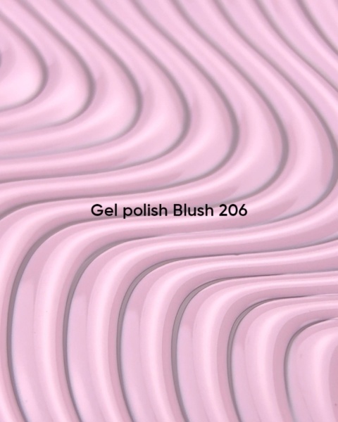 NAILSOFTHEDAY Blush 206 Gel Polish 10 ml – pastelowy jasnoróżowy lakier hybrydowy