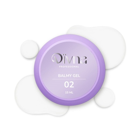DIVNA Balmy Gel 02 15g – mleczny żel wzmacniający do naturalnych paznokci