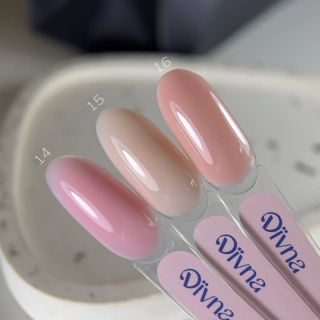 DIVNA Balmy Gel 14 15g – różowy żel wzmacniający do naturalnych paznokci