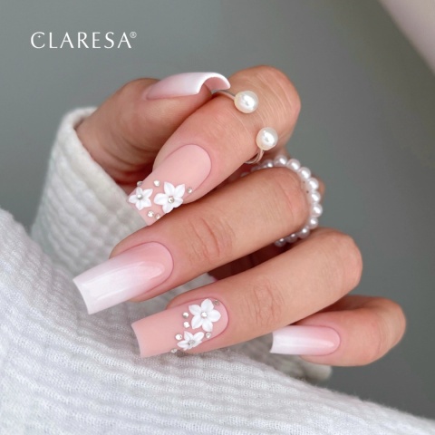 Claresa Nude Glow Gummy Nude 3 5g – brzoskwiniowo-różowy lakier hybrydowy