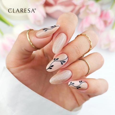 Claresa Nude Glow Gummy Nude 2 5g – kremowy beżowy lakier hybrydowy