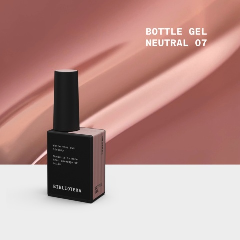 BIBLIOTEKA Bottle Gel Nr 07 Neutral 10 ml