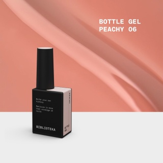 BIBLIOTEKA Bottle Gel Nr 06 Peachy 10 ml