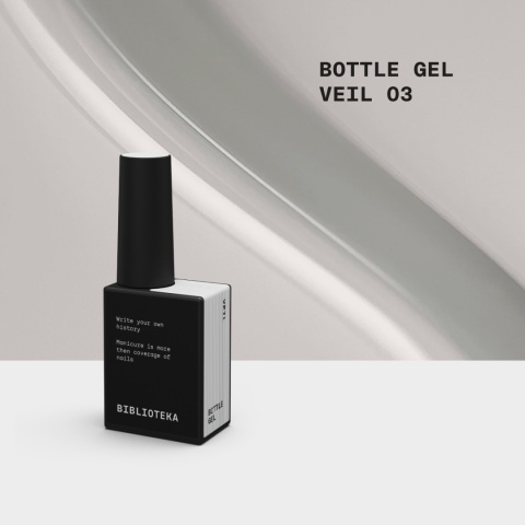 BIBLIOTEKA Bottle Gel Nr 03 Veil 10 ml