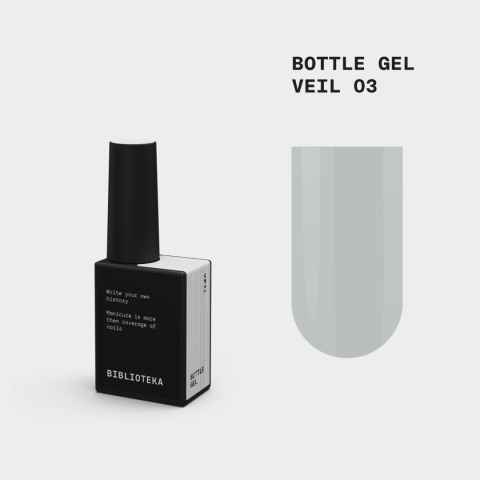 BIBLIOTEKA Bottle Gel Nr 03 Veil 10 ml