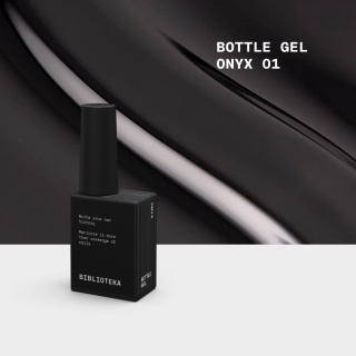 BIBLIOTEKA Bottle Gel Nr 01 Onyx 10 ml