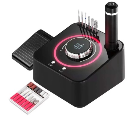 Frezarka do Paznokci FX 1080 80W 40000 RPM Manicure Pedicure Czarna