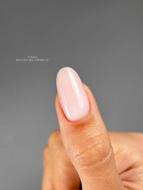 TOUCH Builder Gel Crema 07 Mleczno-Różowy Żel Budujący do Paznokci 15 ml
