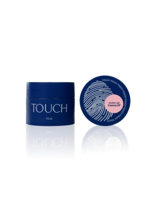 TOUCH Builder Gel Crema 07 Mleczno-Różowy Żel Budujący do Paznokci 15 ml