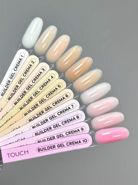 TOUCH Builder Gel Crema 10 Intensywnie Różowy Żel Budujący do Paznokci 15 ml