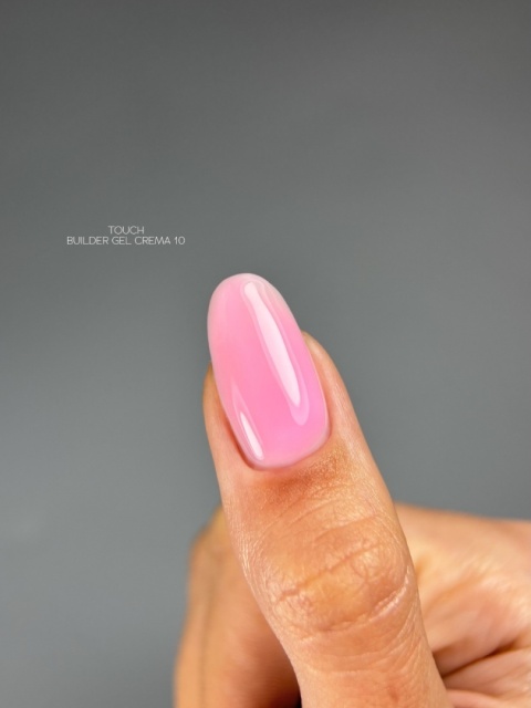 TOUCH Builder Gel Crema 10 Intensywnie Różowy Żel Budujący do Paznokci 15 ml