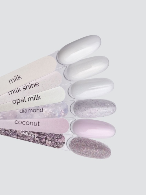 TOUCH Cover Base Milk Mleczna Półprzezroczysta Baza Hybrydowa do Paznokci 13 ml