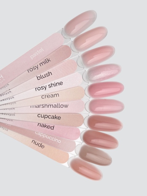 TOUCH Cover Base Naked Naturalno-Beżowa Półprzezroczysta Baza Hybrydowa do Paznokci 13 ml