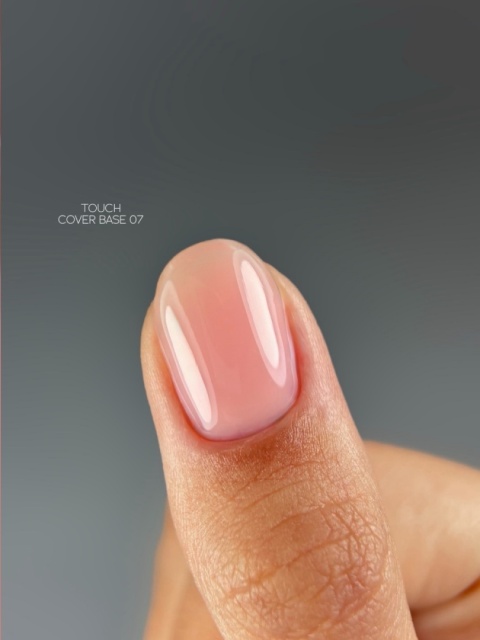 TOUCH Cover Base 07 Różowo-Beżowa Baza Hybrydowa do Paznokci 13 ml
