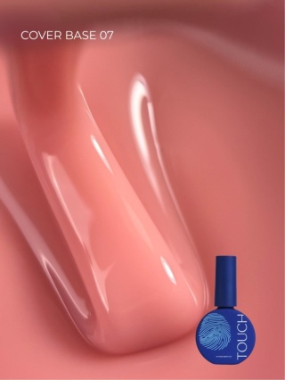 TOUCH Cover Base 07 Różowo-Beżowa Baza Hybrydowa do Paznokci 13 ml