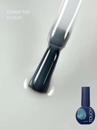 TOUCH Cover Top Cloud Mleczny Półprzezroczysty Top Hybrydowy Bez Przemywania 7 ml
