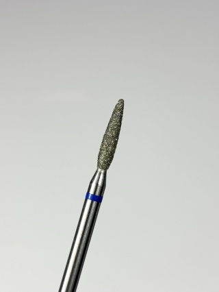 TOUCH Frez diamentowy zaokrąglony płomyk niebieski 2,1 mm do skórek