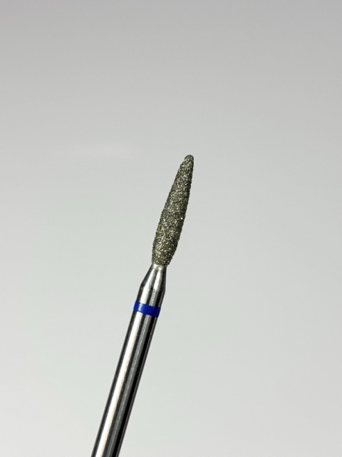 TOUCH Frez diamentowy zaokrąglony płomyk niebieski 2,1 mm do skórek