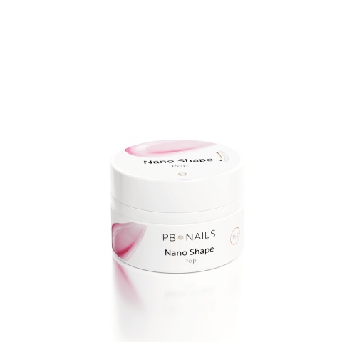 PB Nails Nano Shape Pop Intensywnie Różowy Żel Budujący Samopoziomujący 15 g