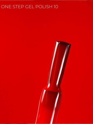 TOUCH One Step Gel Polish 10 Intensywnie Czerwony Lakier Hybrydowy 3w1 9 ml