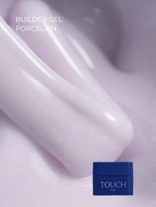 TOUCH Builder Gel Porcelain Chłodny Mleczno-Biały Żel Budujący 10 ml