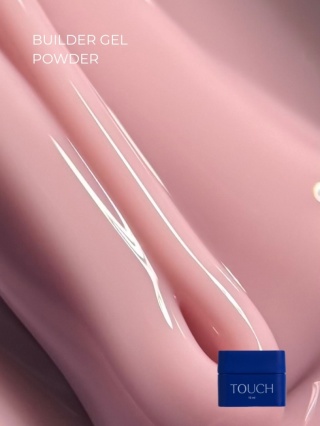 TOUCH Builder Gel Powder Jasnoróżowy Żel Budujący 10 ml