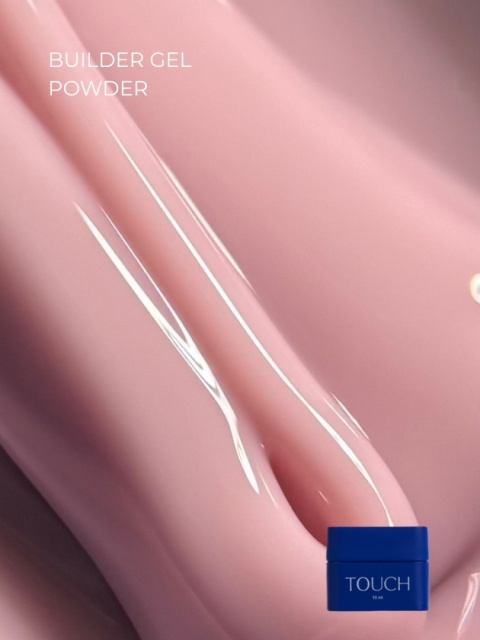 TOUCH Builder Gel Powder Jasnoróżowy Żel Budujący 10 ml