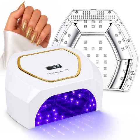 Clavier NailSology LumiSense 3.0 Lampa UV LED 268W 66 LED do Paznokci Biała