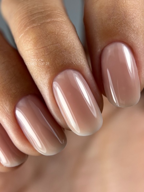 TOUCH Cover Top 21 Chłodny Beżowy Taupe Top Hybrydowy Bez Przemywania 7 ml