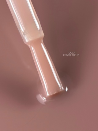 TOUCH Cover Top 21 Chłodny Beżowy Taupe Top Hybrydowy Bez Przemywania 7 ml