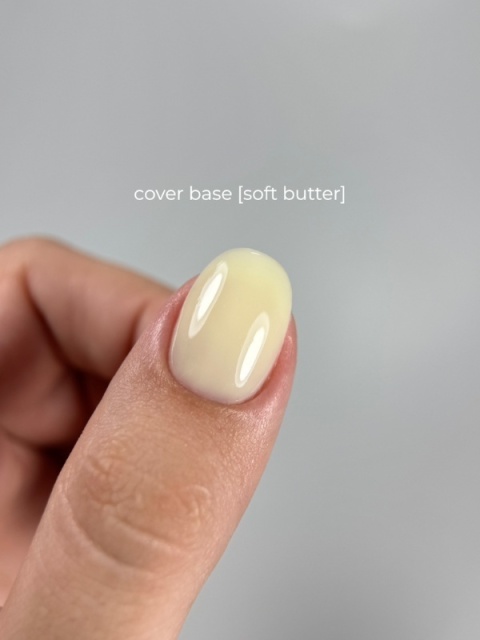 TOUCH Cover Base Soft Butter Jasnożółta Baza Hybrydowa Kamuflująca 13 ml
