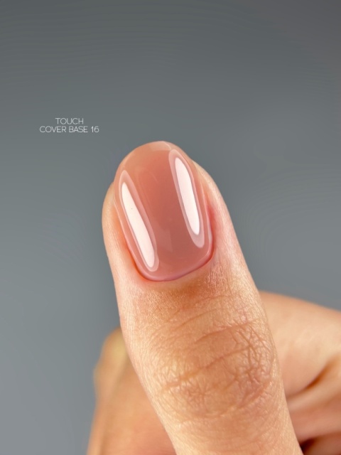 TOUCH Cover Base 16 Ciemnobeżowa Baza Hybrydowa Kamuflująca 13 ml