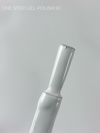 TOUCH One Step Gel Polish 01 Biały - jednofazowy lakier hybrydowy 3w1 9 ml