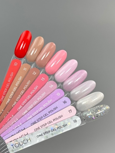 TOUCH One Step Gel Polish 01 Biały - jednofazowy lakier hybrydowy 3w1 9 ml