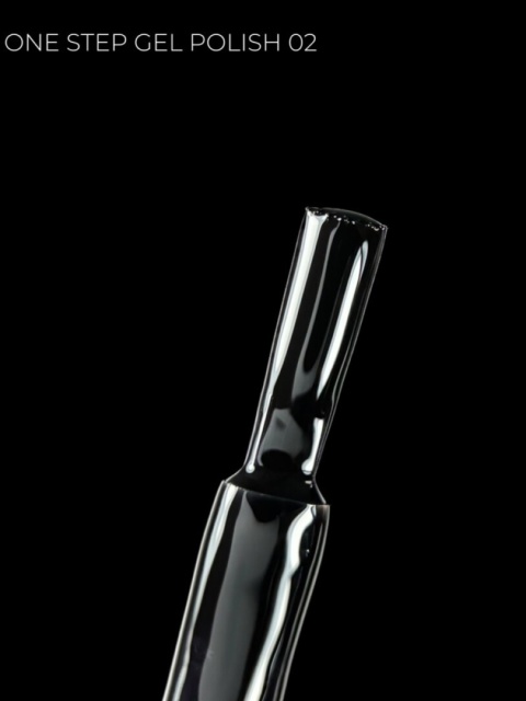 TOUCH One Step Gel Polish 02 Czarny - jednofazowy lakier hybrydowy 3w1 9 ml