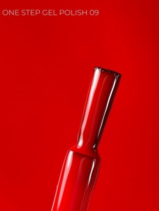 TOUCH One Step Gel Polish 09 Jaskrawoczerwony - jednofazowy lakier hybrydowy 3w1 9 ml
