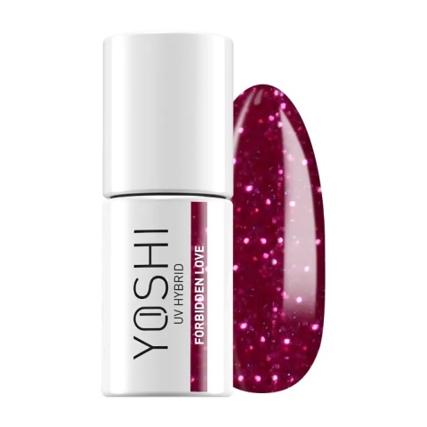YOSHI Forbidden Love 616– Głęboki Fiolet Lakier Hybrydowy 6 ml TPO-FREE