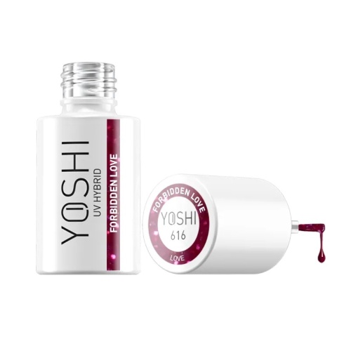 YOSHI Forbidden Love 616– Głęboki Fiolet Lakier Hybrydowy 6 ml TPO-FREE