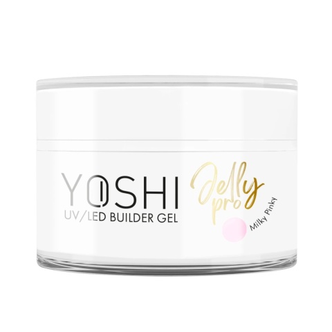 YOSHI Jelly PRO Milky Pinky – żel budujący 50 ml o konsystencji galaretki TPO-FREE