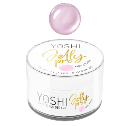 YOSHI Jelly PRO Milky Pinky – żel budujący 50 ml o konsystencji galaretki TPO-FREE