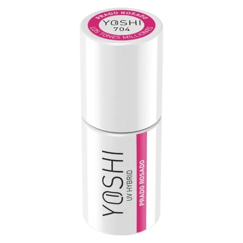 YOSHI Lakier Hybrydowy UV Hybrid Prado Rosado Róż 6 Ml - 704 TPO-FREE
