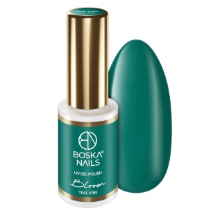 Boska Nails Bloom Teal Vibe 590 - morskozielony lakier hybrydowy 6 ml