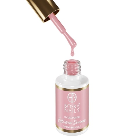 Boska Nails Ciemnoróżowy Lakier Hybrydowy Odissea Divina Spring Bouquet 544 6 ml